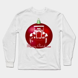 Austin Seven British vintage car monoblock Christmas ball special edition Long Sleeve T-Shirt